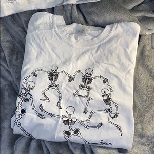 Brandy Melville skeleton tee